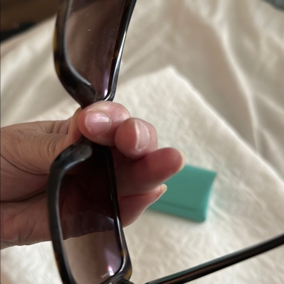 Tiffany & Co. Brown Sunglasses with Soft Case - Picture 6 of 13